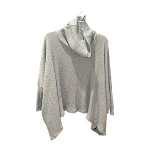 Ribbed Open Back Turtleneck